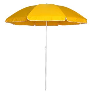 Umbrela de plaja, 1.8 m,galbena