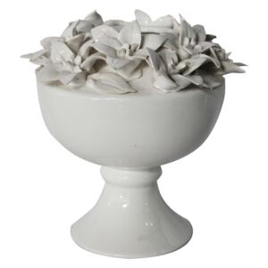 Vază din ceramică Mauro Ferretti Lilium, înălțime 25 cm, alb