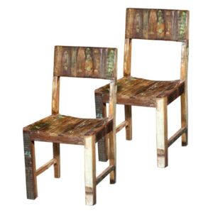 Set de două scaune din lemn Indochina
