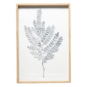 Tablou cu rama maro din stejar 60x90 cm Hubsch