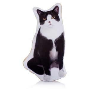Pernă cu imprimeu Adorable Cushions Midi BW Cat