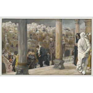 James Jacques Joseph Tissot - The Gentiles Ask to See Jesus, illustration from 'The Life of Our Lord Jesus Christ', 1886-94 Reproducere