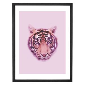 Rama neagra 45x35 cm cu poster tigru Bloomingville
