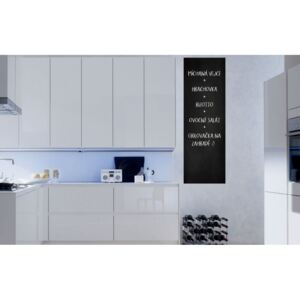 GLIX Chalkboard foil in the kitchen - autocolant de perete Negru 50 x 100 cm