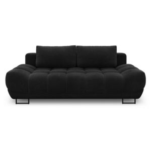 Canapea extensibilă cu 3 locuri Windsor & Co Sofas Cumulus, negru