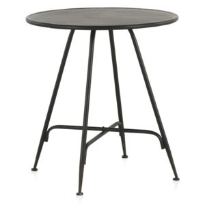 Masă de bar din metal Geese Industrial Style, înălțime 75 cm, negru