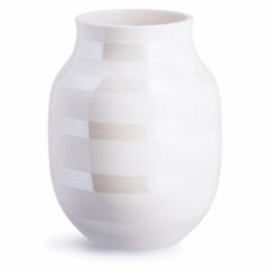 Vază din ceramică Kähler Design Omaggio, înălțime 20 cm, alb