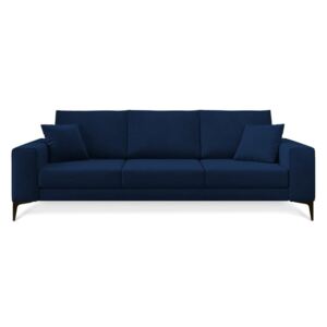 Canapea cu 3 locuri Cosmopolitan Design Lugano, albastru închis