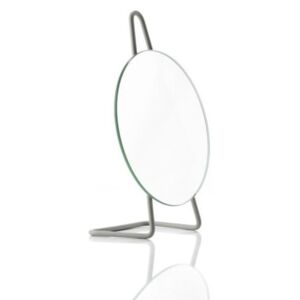 Oglindă cosmetică pentru masă Zone A-Mirror, ø 31 cm, gri închis