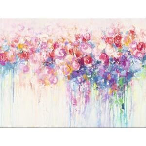 Tablou canvas Abstract Flowers 57x77 cm