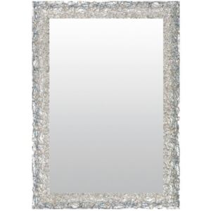 Oglindă de perete Hayley, argintie, 42 x 92 cm