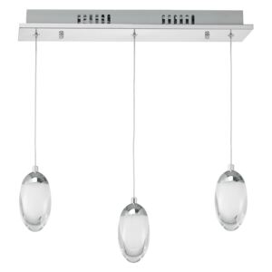 [lux.pro]® Lampa suspendata eleganta cu 3 becuri cu LED incorporate