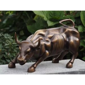 Statuie de bronz moderna Wall street bull 24x20x42 cm