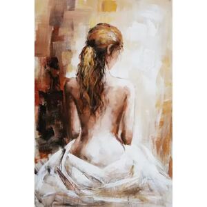 Tablou pictat manual Lady backside 120 x 80 cm