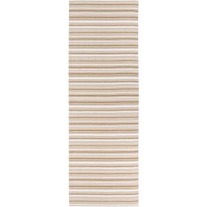 Covor potrivit pentru exterior Narma Hullo, 70 x 150 cm, maro - alb