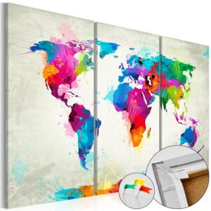Tablou din plută - Colourful Expression 120x80 cm