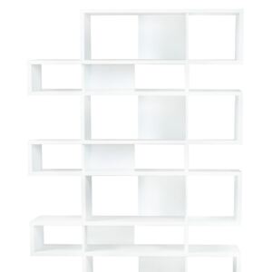 Bibliotecă TemaHome London, înălțime 220 cm, alb