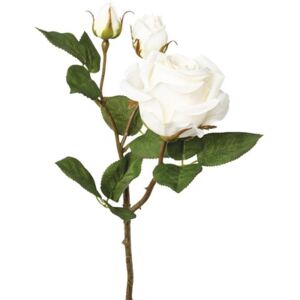 Floare artificiala Trandafir H 48 cm crem