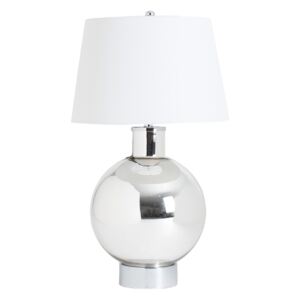 Lampa de birou alba/argintie Classic Lamp