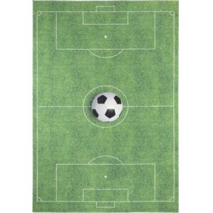 Covor camera copiilor Allegro teren de fotbal verde 160x230 cm
