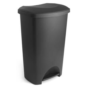 Coș de gunoi cu pedală și capac Addis, 41 x 33 x 62,5 cm, negru
