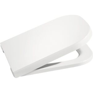 Capac WC Roca The Gap duroplast, inchidere lenta, alb 45,3x35 cm