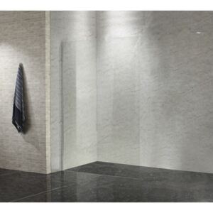 Perete dus tip walk-in basano Modena, 90x195 cm, sticla securizata transparenta, profil cromat