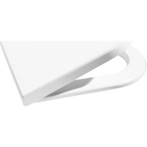 Capac WC Roca Nexo duroplast, inchidere lenta, alb 54x36 cm