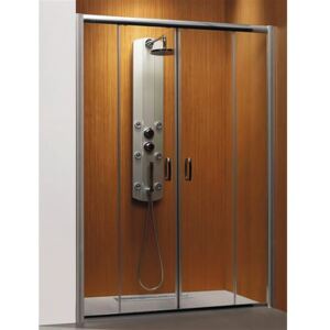 Usa dus glisanta pentru nisa Radaway Premium Plus DWD, 150x190 cm, sticla securizata transparenta, profil crom
