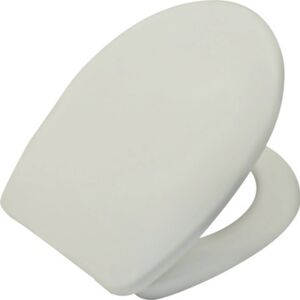 Capac WC form & style Bacan duroplast, inchidere lenta, alb 44,7x37,5 cm