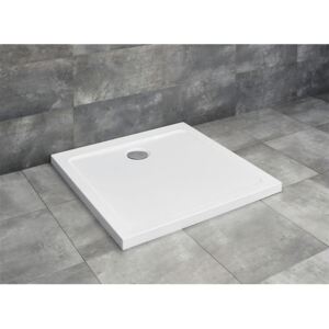 Cădiță de duș pătrată Radaway Doros C 90x90x4.5 cm acril alb SDRC9090-01