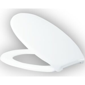 Capac WC form & style New Bremen duroplast, inchidere simpla, alb 43,7x37,1 cm