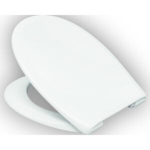 Capac WC form & style New Paris duroplast, usor detasabil, inchidere lenta, alb 43-45,3x37 cm
