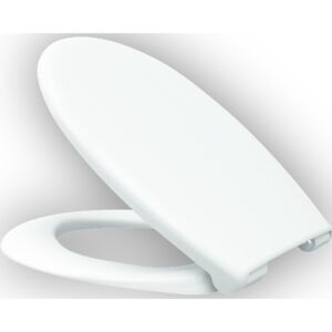 Capac WC form & style New Jena, usor detasabil, inchidere lenta, alb 43,3x37,3 cm