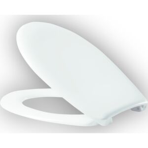 Capac WC form & style New Marseille duroplast, inchidere simpla, alb 43,8x37,5 cm