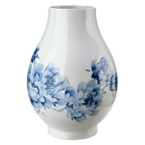 Vaza alba din portelan 40 cm Peony Blue Pols Potten