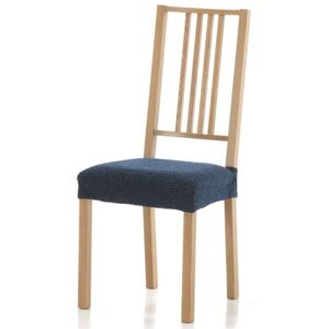 Husă multielastică de șezut scaun Petra, albastru, 40 - 50 cm, set 2 buc