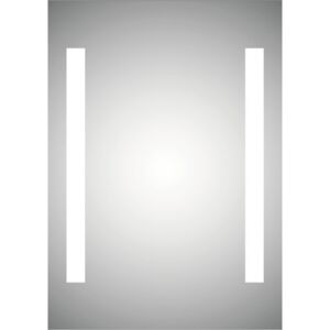 Oglinda baie cu iluminare LED DSK Silver River, IP 24, 50x70 cm, rama din aluminiu