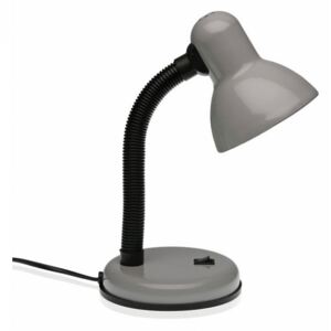 Veioza gri/neagra din metal 30 cm Study Lamp Grey Versa Home