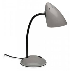 Veioza gri/neagra din metal 40 cm Study Lamp Versa Home