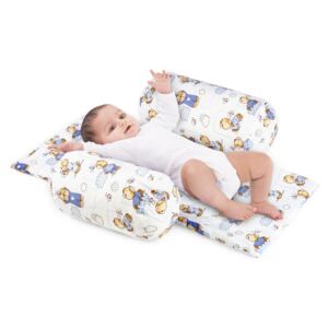 Suport de siguranta cu paturica pentru bebelusi (model Ursuleti)