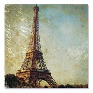 Tablou Canvas - Turnul Eiffel I, Paris, Retro, Franta