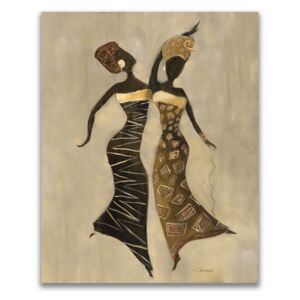 Tablou Canvas - Afro, Figurativ, Modern, Galben