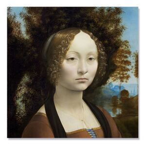 Tablou Canvas - Ginevra de Benci, Leonardo da Vinci, Femeie, Retro
