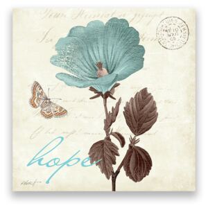 Tablou Canvas - Floral, VIntage, Fluturi, Primavara