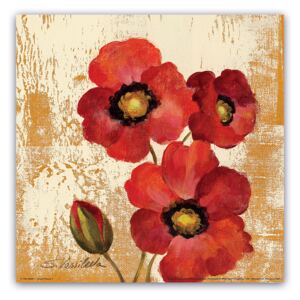Tablou Canvas - Floral, Vintage, Alb, Lalele