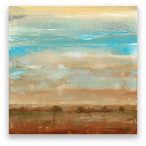 Tablou Canvas - Abstract II, Maro, Albastru, Nisip, Mare