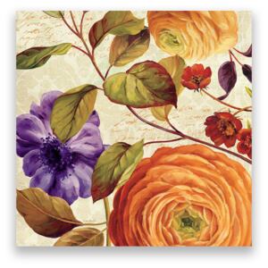 Tablou Canvas - Vintage, Floral, DIverse, Frunze