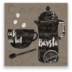 Tablou Canvas - Cafea, Ceasca, Vintage, Barista