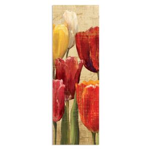 Tablou Canvas - Flori, Floare, Lalele, Primavara, Rosu